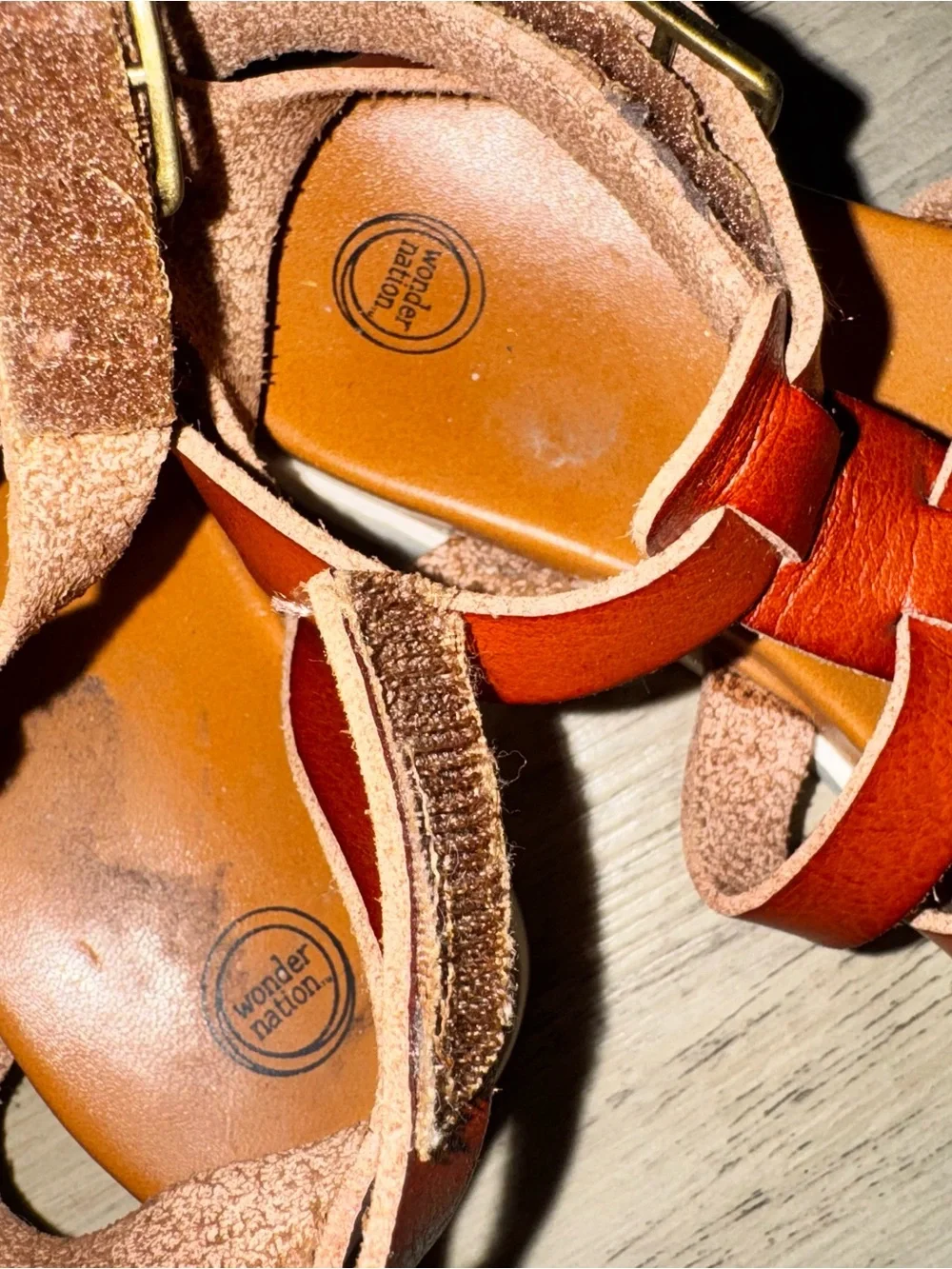 Wonder Nation toddler strappy Buckle Sandals
